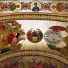 Fragment de pictură murală a bisericii Sf. Dumitru, Mănăstirea Curchi, Orhei