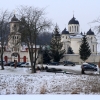 Mănăstirea Curchi iarna, 2012