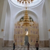 Interior al Bisericii de vară Naşterea Maicii Domnului în perioada restaurării, 2009