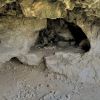 Боковое углубление, «лежанка», в Буздудженской пещере