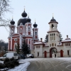 Mănăstirea Curchi iarna, 2012