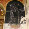 O parte a picturii de interior a Bisericii Naşterii Maicii Domnului, Curchi anul 2006